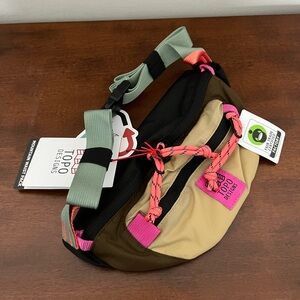 Topo Designs Mountain Waist Pack Black and Tan